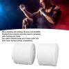 Luqeeg 2-Pack Cotton Boxing Hand Wraps, 5 m, Quick-Drying, Semi-Elastic Hook-and-Loop Design, Sports Hand Wraps for Kickboxing and Muay Thai (White) view 2