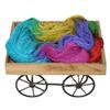 Knitsilk 100% Recycled Silk and Hand-Dyed Pure Mulberry Silk Yarn, 100 g, 225 Yards, Milan, 1 Skein view 4