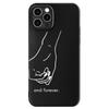 Cavka Black Matching Phone Case for iPhone 15 Pro, Pinky Promise Design for Couples view 2