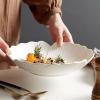 HEXEH Ceramic Serving and Dinner Plate, Soup, Fruit and Dessert Plate view 3