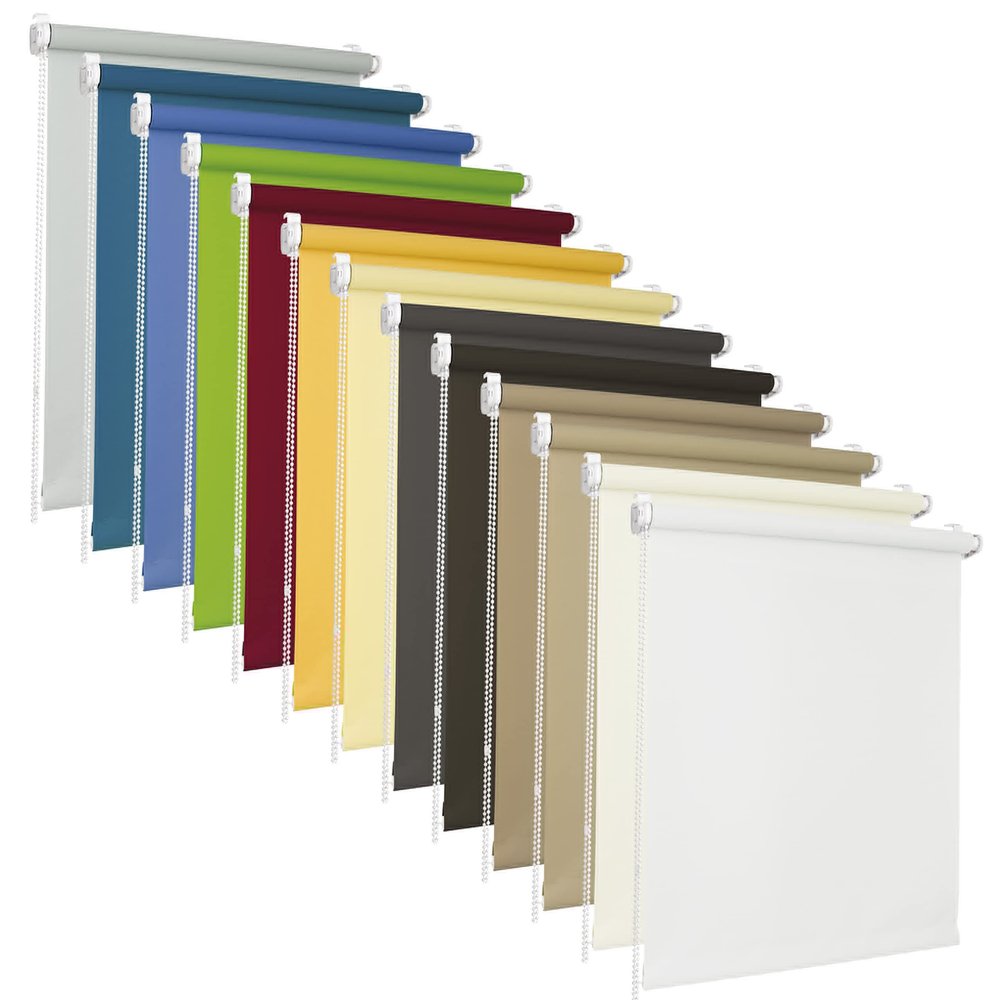 ROLLMAXXX No-Drill Roller Blind, 65 x 150 cm, Beige