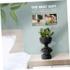 TOPBATHY Sitting Human Figure Ceramic Planter view 4