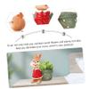 Supvox 1-Piece Hand-Painted Resin Rabbit Succulent Planter view 4
