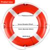 71.1 cm Boat Safety Throw Ring with 15.2 m Rescue Rope, Orange view 2