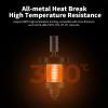 SUCHUANGUANG Improved 300°C High-Speed Print Head for K1 Hotend Kit, Ceramic Heater Block, Volcano Brass/Hardened Steel Nozzle, Plastic + Metal view 4