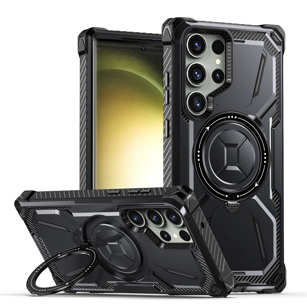 LUXURY Magnetic Case for Samsung Galaxy S24 Series, Black