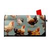 Chicken Print Magnetic Mailbox Cover, 53.3 x 45.7 cm, for Garden and Yard Decor view 1