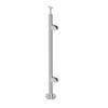 Sellon24 V2A Stainless Steel Right End Railing Post, 1000 mm, for 10.76 mm Glass view 1