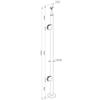 Sellon24 V2A Stainless Steel Right End Railing Post, 1000 mm, for 10.76 mm Glass view 2