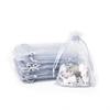 Whakano 20-Pack Organza Drawstring Bags, Light Gray, 10 x 12 cm view 1