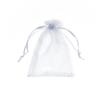 Whakano 20-Pack Organza Drawstring Bags, Light Gray, 10 x 12 cm view 3