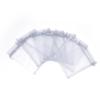 Whakano 20-Pack Organza Drawstring Bags, Light Gray, 10 x 12 cm view 4