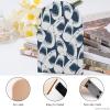 Quteprint Large Wooden Bookends, Ocean Shark Pattern, Non-Slip, 2-Pack view 4