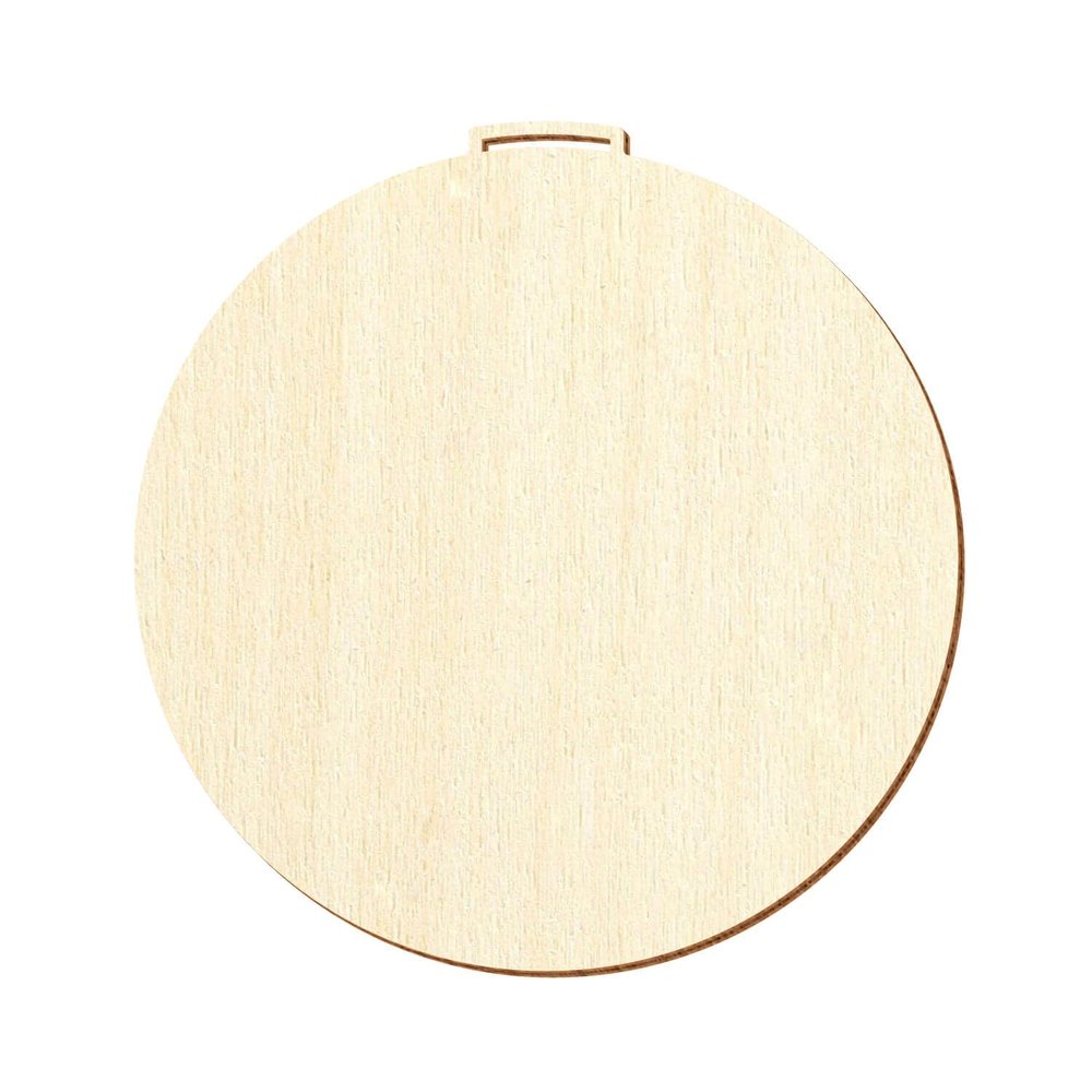 Round Wooden Medal for Crafts and Décor, 3–20 cm