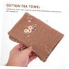 IMIKEYA 10-Piece Vintage Hand-Embroidered Dish Towels with Plum Blossom Pattern view 3