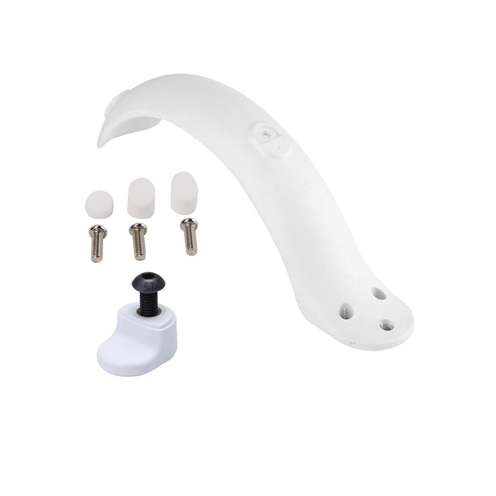 KARFRI Scooter Fender Wings, Rear Mudguard Support, ABS Plastic Protective Parts, Screws and Rubber Plugs for Xiaomi Mijia M365 Pro Replacement Parts (Color: WA)