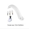 KARFRI Scooter Fender Wings, Rear Mudguard Support, ABS Plastic Protective Parts, Screws and Rubber Plugs for Xiaomi Mijia M365 Pro Replacement Parts (Color: WA) view 2