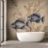Feeby Premium Vinyl Photo Wallpaper, Marine Plants, Beige, 400 x 280 cm view 2