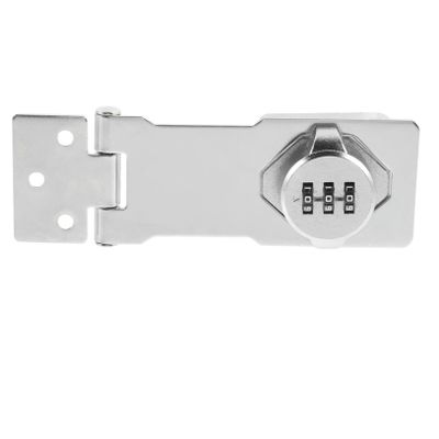 Hemobllo Mechanical Combination Lock, Sturdy Iron Swing-Bolt Latch for Outdoor Areas and Bathrooms