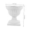 BESPORTBLE 2-Piece Outdoor Plastic Planter Urns, Roman Column Flower Pots for Wedding Decor view 2