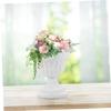 BESPORTBLE 2-Piece Outdoor Plastic Planter Urns, Roman Column Flower Pots for Wedding Decor view 4