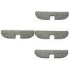 PRETYZOOM 4-Piece Kitchen Sink Faucet Splash Guard Mat view 1
