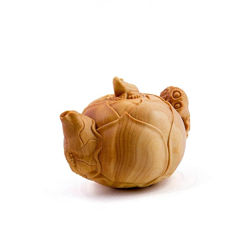 QQYDZSW Boxwood Buddha Statue for Garden Decor