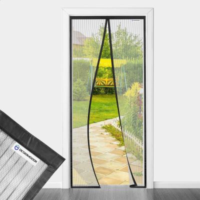 Magnetic Screen Door 175 x 225 cm, Black
