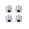 4-Piece Linear Motion Bearing Blocks, Models SCS8UU-SCS25UU, 8-25 mm Length, Mainly for CNC Parts, 3D Printer Parts, and Precision Machine Tools (Size: SCS8UU) view 4
