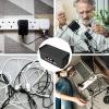 TARAKO Power Strip Cover Box, Cable Management Box, Cord Hider Box, Surge Protector Cable Organizer view 4
