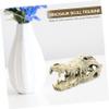 Angoily Resin Dinosaur Skull Figurine, 1 pc, Beige view 4