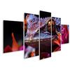 islandburner Prime Canvas Wall Art, Cute Gecko Looking at Camera, Surrounded by Colorful Nature, AI Image view 1