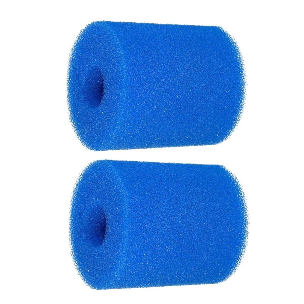 2-Pack Blue Replacement Pool Filter Sponges, Reusable