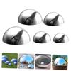 Stainless Steel Mirror Balls, 5-Piece Set, Silver, High-Gloss Polished, for Gardens view 2