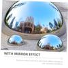 Stainless Steel Mirror Balls, 5-Piece Set, Silver, High-Gloss Polished, for Gardens view 4