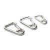 ArinkO 10-Pack Stainless Steel Spring Carabiner Hooks for Travel, Camping and Backpacking, Gray, M12 view 4