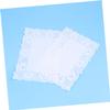 PRETYZOOM 140-Piece Disposable Absorbent Lace Paper Doilies, Floral Cutout Design view 4