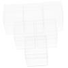 ABOOFAN 12-Piece Square Storage Boxes, Small Clear Candy Boxes with Lids, Reusable for Sweets, Jewelry, and Party Decorations view 1