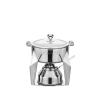 YOtat Stainless Steel Hot Pot with Burner, 304 Stainless Steel, Single Pot (B) view 1