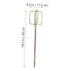 2-Piece Drill Mixing Sticks for Cement and Paint view 2