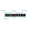 Lckiioy Fiber Optic Sensor Amplifier, Analog, 0–5 V, NPN NO/NC, Dual Output, 12–24 V DC, 4-Wire, Optical Photoelectric Switch view 2