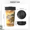 JONGYA Sunset Hawaiian Palm Tree Printed Portable Insulated Coffee Cup view 4
