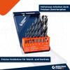 WS24 Wood Drill Bit Set, 3–10 mm, Cylindrical, 8-Piece, in Plastic Case – WS24-100099 view 3