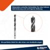 WS24 Wood Drill Bit Set, 3–10 mm, Cylindrical, 8-Piece, in Plastic Case – WS24-100099 view 4