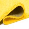 TAPISO Delhi Shaggy Runner Rug, Yellow, Solid Color, Soft Modern Design, Long Pile, OEKO-TEX, 100 x 1400 cm view 4