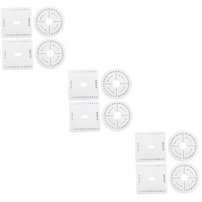 Operitacx 12-Piece Bracelet Braiding Kit with Portable Round and Square Kumihimo Discs