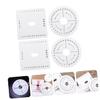 Operitacx 12-Piece Bracelet Braiding Kit with Portable Round and Square Kumihimo Discs view 3