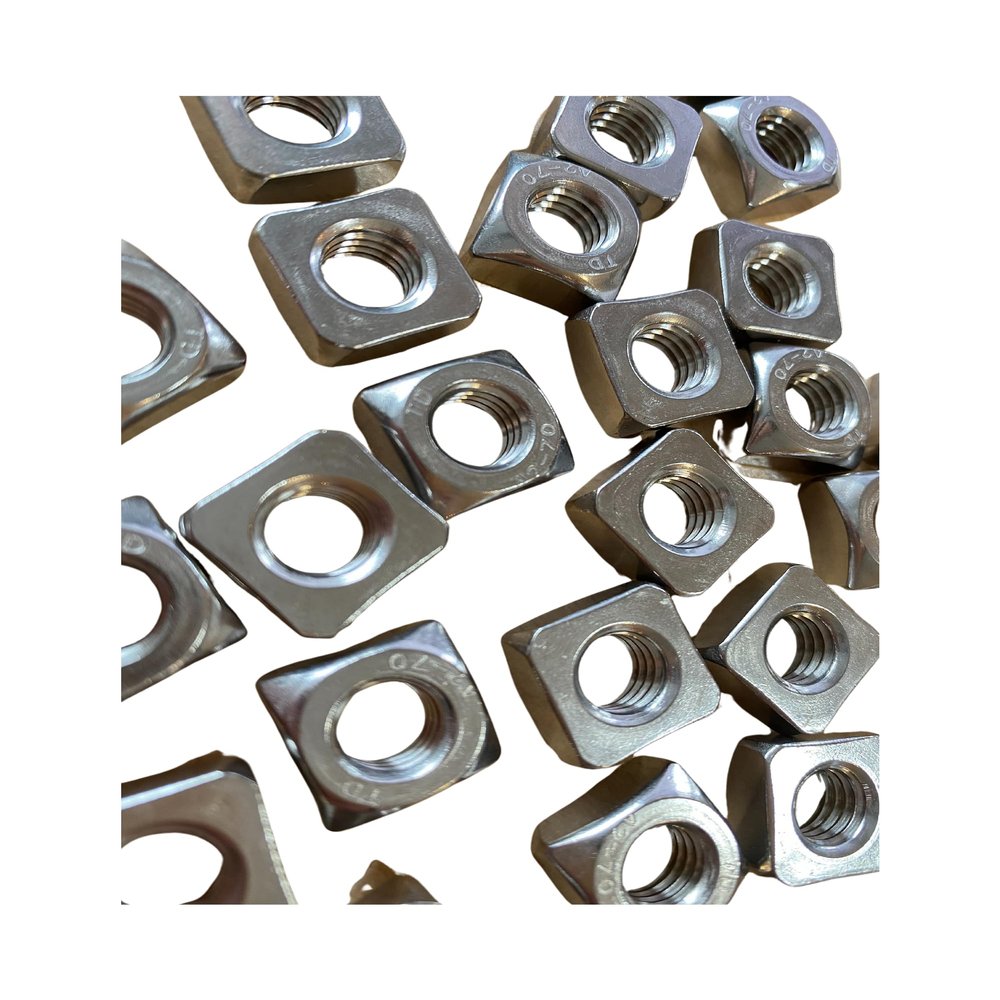 Square Nut DIN 557 M5, High Profile, Stainless Steel A2 (V2A), Insert Nut, 100 pcs