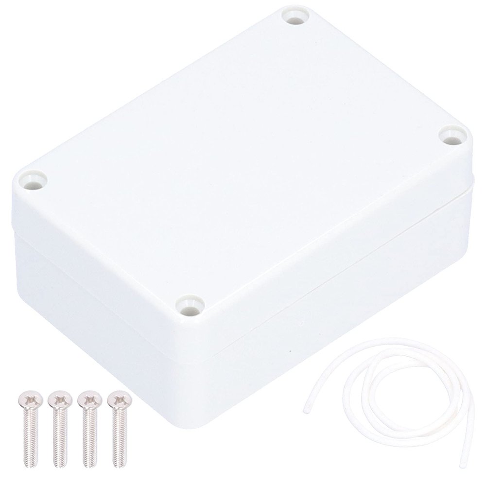 Glomora Junction Box with Reserved Holes, ABS Plastic, Waterproof, Dustproof, 85 × 59 × 35 mm
