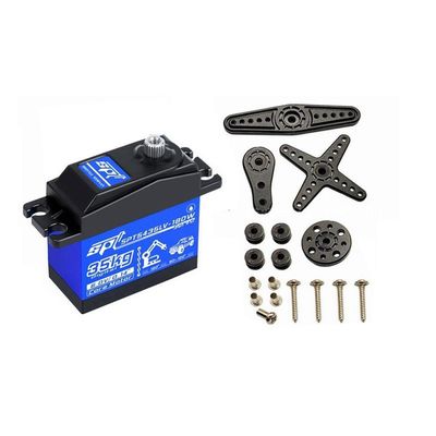 Lckiioy 180 W High-Torque 35 kg Waterproof Metal Gear Digital Servo for 1/8 and 1:10 RC Climbing Sasquatch Robots, Durable